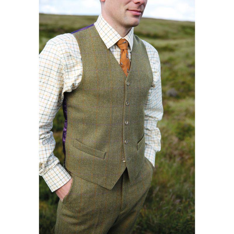 William Powell Tweed Waistcoat - Melrose - William Powell