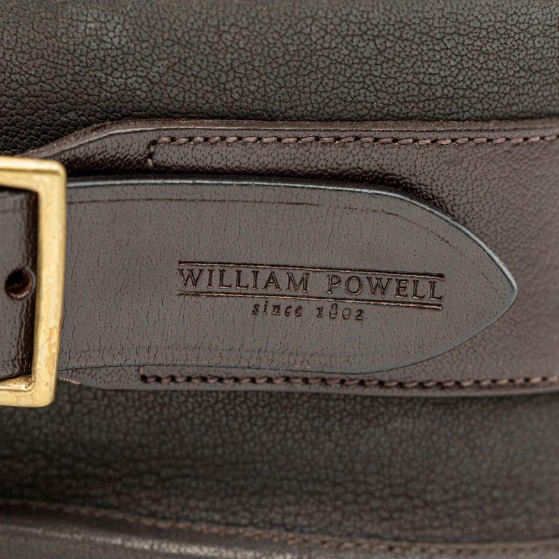 William Powell Water Buffalo Leather Cartridge Bag / Dark Havana - 100 Cartridges - William Powell