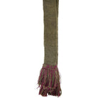 William Powell Wool Garter Flashes - Dark Olive/ Bilberry (Pair) - William Powell