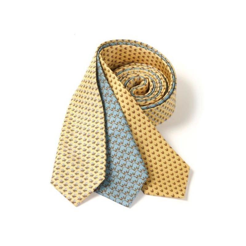 Woven Silk Tie - Bees - William Powell